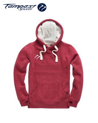 Tempest Heavyweight Hoodie - Wine Melange